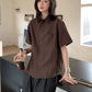 【Oneblue Shop】NCLLW リネンタッチ ルーズシャツ / Linen Touch Loose Shirt 2652301