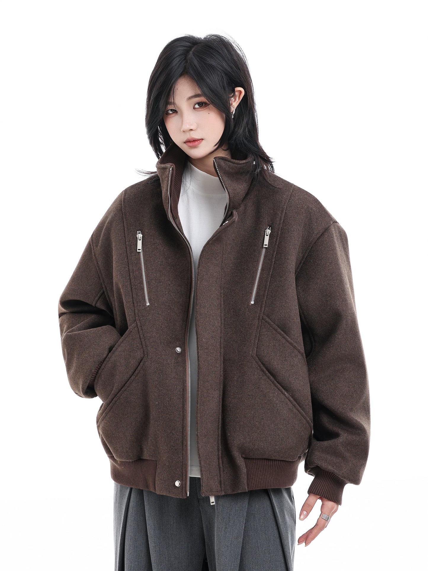 【Oneblue Shop】メルトン ダウンブルゾン / MELTON DOWN BLOUSON LS252902