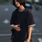 【Oneblue Shop】フェイク2枚無地Tシャツ -T-shirt LS2405204