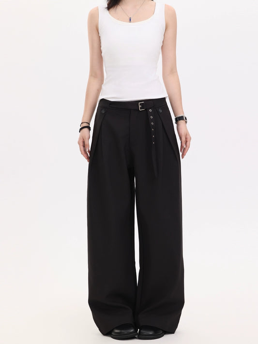 【Oneblue Shop】ストレートルーズパンツ (Straight Loose Pants) LS20251001