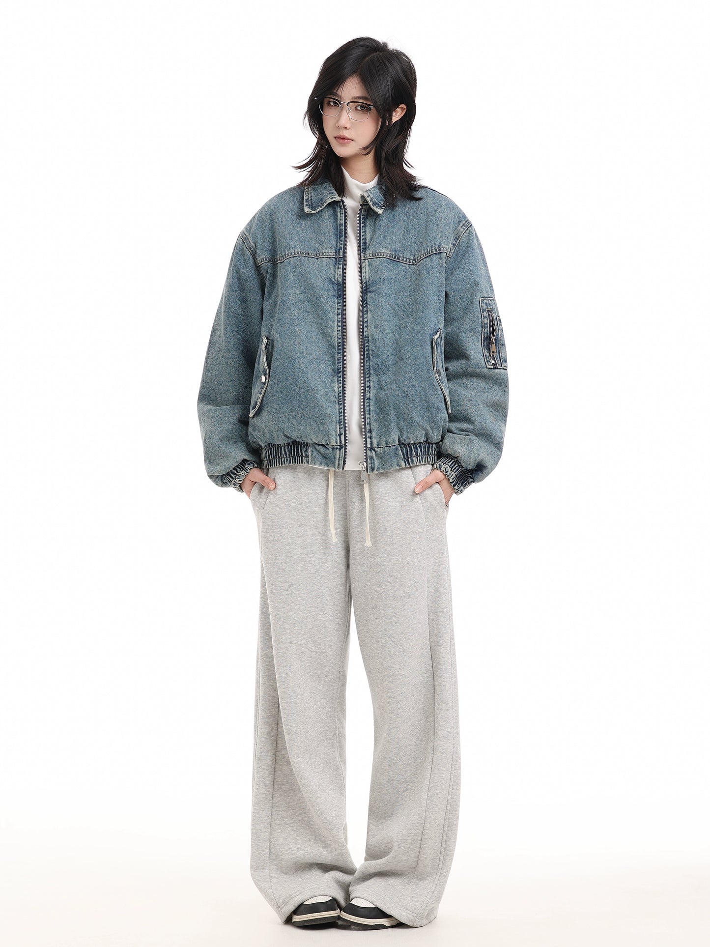 【Oneblue Shop】デニムキルティングジャケット / DENIM QUILTING JACKET LS2510301