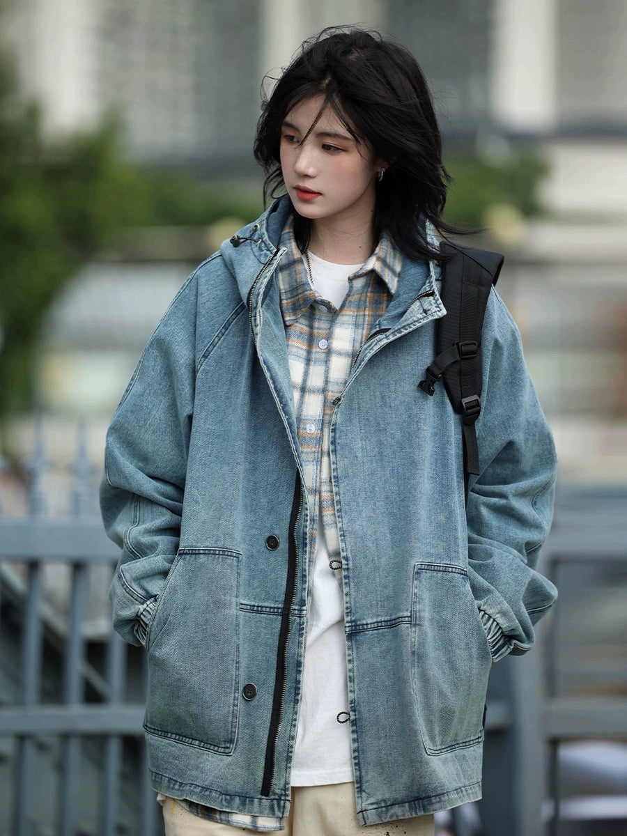 【OneBlue Shop】ヴィンテージライン デニムジャケット / VINTAGE LINE DENIM JACKET LS202510302