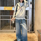 【Oneblue Shop】コントラストフェードワイドデニムパンツ / CONTRAST FADE WIDE DENIM PANTS 260988