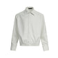 【Oneblue Shop】ギャザーヘムシャツジャケット / Gather Hem Shirt Jacket LS202510021