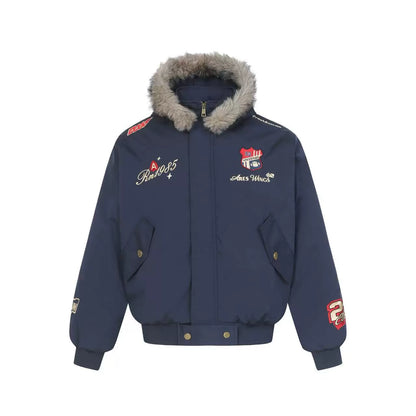 【Oneblue Shop】中綿ジャケット / ユニセックス "Padded Jacket / Unisex" LS260105