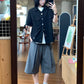 【Oneblue Shop】フラワーカットオープンシャツ / FLOWER CUT OPEN SHIRT NS67125