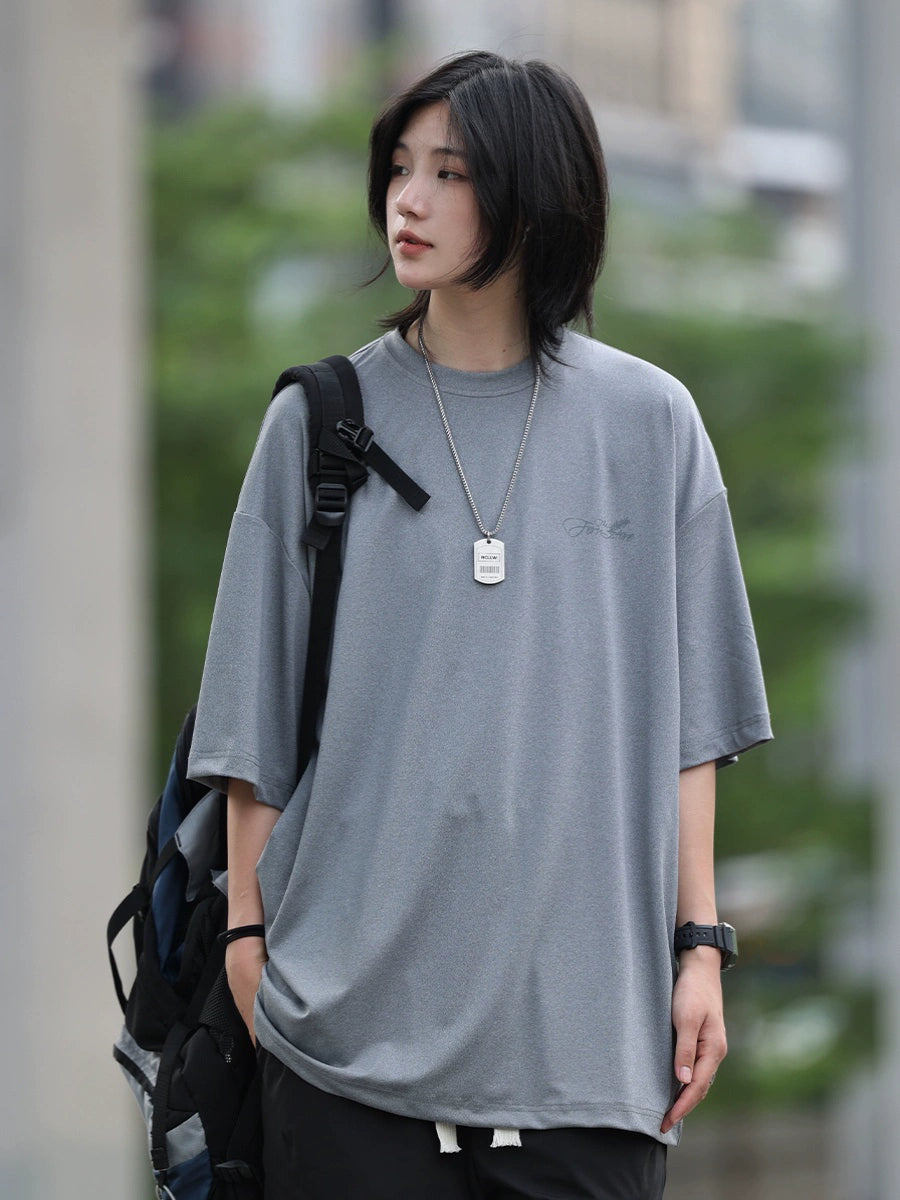 【Oneblue Shop】肌にやさしいゆったりTシャツ -T-shirt LS24060516