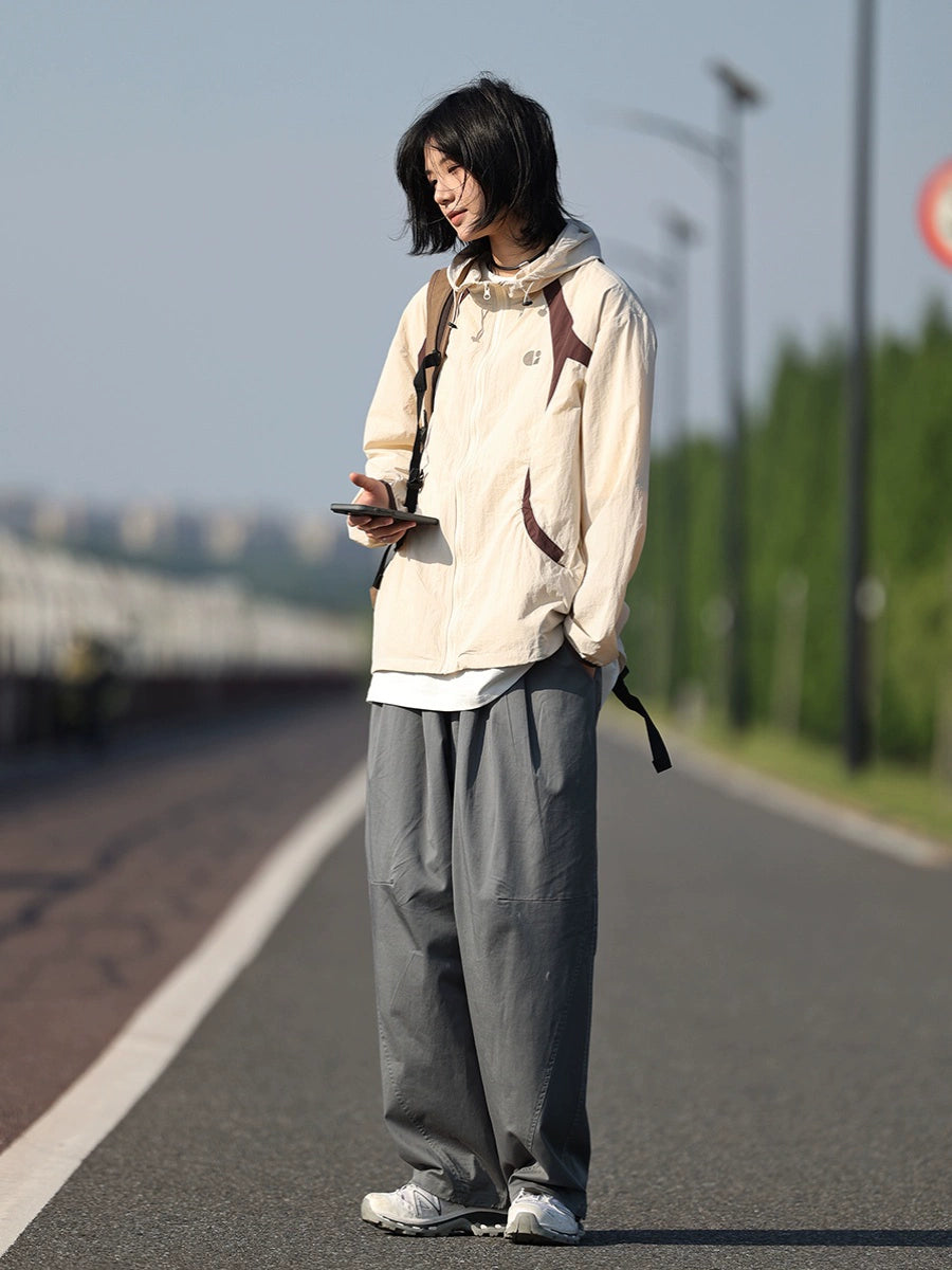 【Oneblue Shop】コード付きアンクルシャーツパンツ -Pants LS24061910