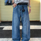 【Oneblue Shop】ルーズフィット バギーデニムパンツ / Loose Fit Baggy Denim Pants NS67121
