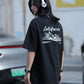 【Oneblue Shop】サマー グラフィックプリント 半袖 Tシャツ（2Colors）241925