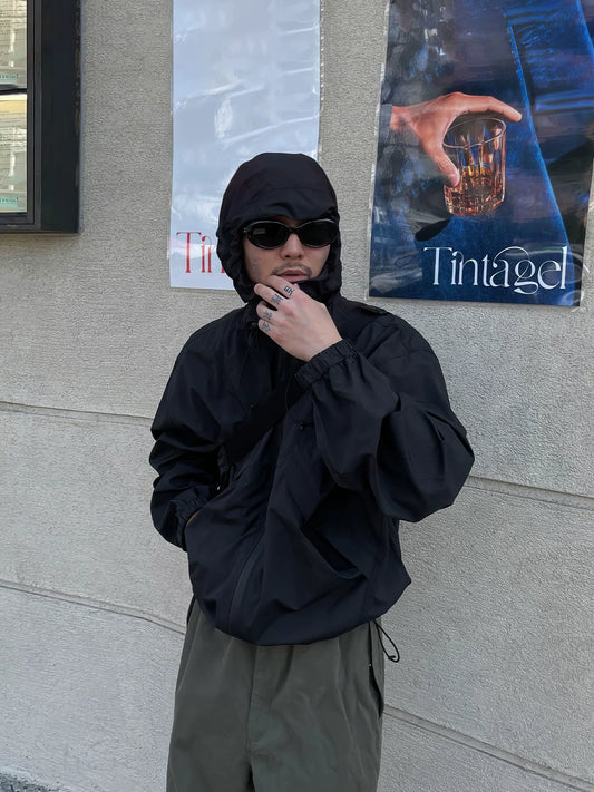 【Oneblue Shop】フーデッド マウンテンパーカー クリーンフィット ルーズ ジャケット241610