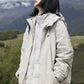 【Oneblue Shop】防水な90%ダウン連帽ジャケット、3 in 1ジャケット、秋冬に最適な防寒服 LS2311196