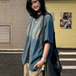 【Oneblue Shop】ヴィンテージデニムベースボールシャツ / VINTAGE DENIM BASEBALL SHIRT NS67126