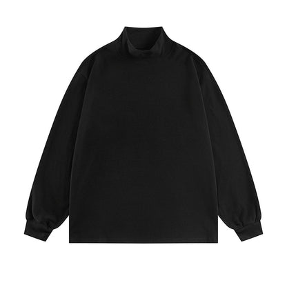 【Oneblue Shop】フリースハイネックロングTシャツ / FLEECE HIGHNECK LONG TEE LS25120401