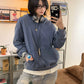 【Oneblue Shop】Vラインウォッシュルーズフーディー / V-LINE WASHED LOOSE HOODIE 260989