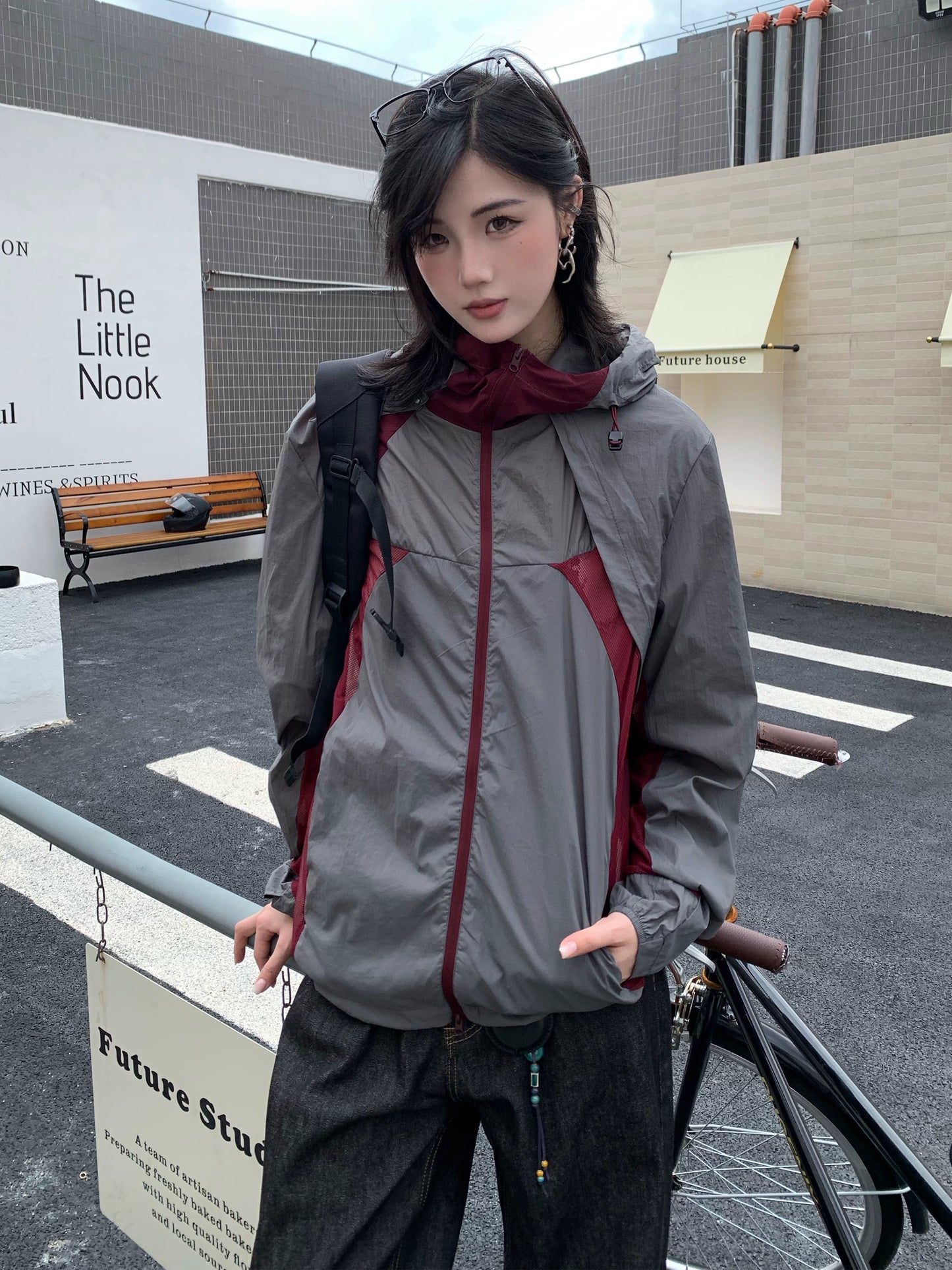 【Oneblue Shop】コンバーチブルナイロンジャケット / CONVERTIBLE NYLON JACKET Ns67123