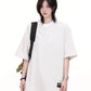 【Oneblue Shop】レイヤード着こなし◎/半袖Tシャツ/シンプルデザイン/夏コーデ LS250504