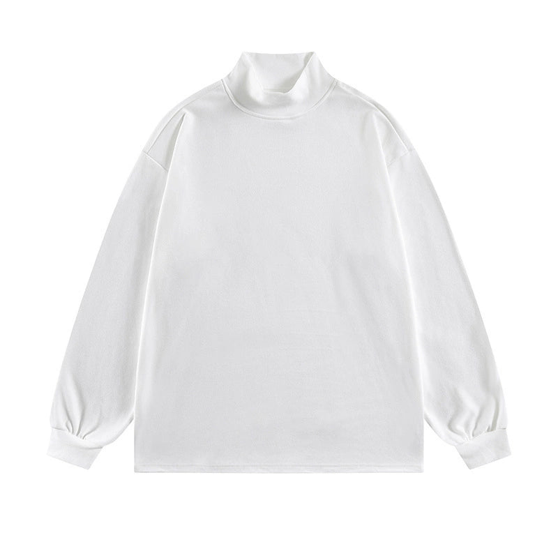 【Oneblue Shop】フリースハイネックロングTシャツ / FLEECE HIGHNECK LONG TEE LS25120401