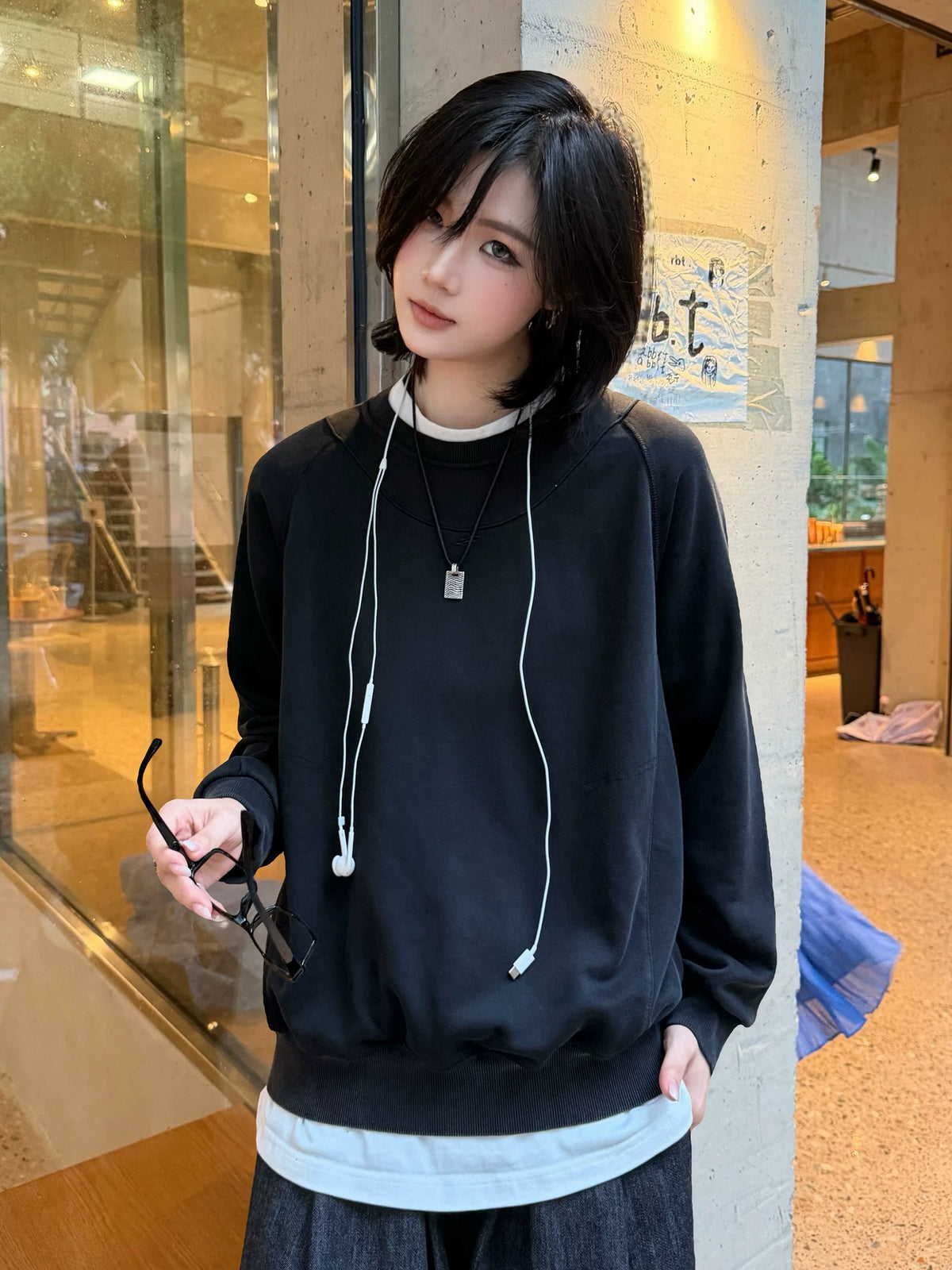 【Oneblue Shop】クルーネックスウェット / CREWNECK SWEATSHIRT 926986