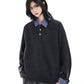 【Oneblue Shop】レイヤードカラー プルオーバートップス / Layered Collar Pullover Top Ls2603252