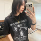 【Oneblue Shop】アメカジ グラフィックプリント 半袖 Tシャツ（2Colors）241985