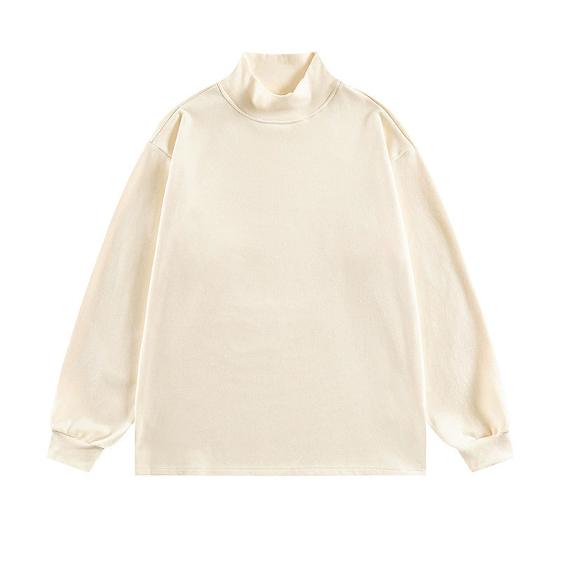 【Oneblue Shop】フリースハイネックロングTシャツ / FLEECE HIGHNECK LONG TEE LS25120401