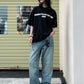 【Oneblue Shop】アーチロゴ オーバーサイズTシャツ / Arch Logo Oversized T-Shirt NS71206