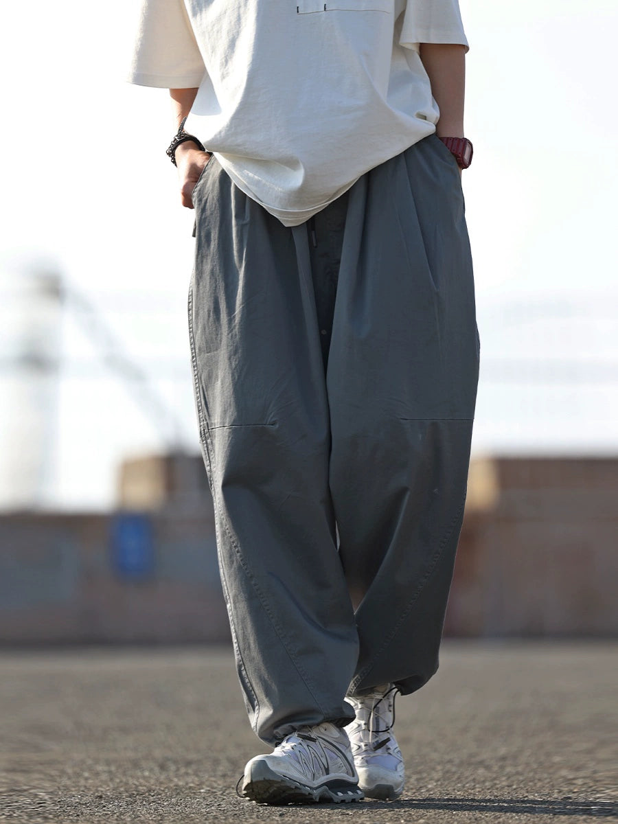 【Oneblue Shop】コード付きアンクルシャーツパンツ -Pants LS24061910