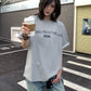 【Oneblue Shop】アーチロゴ オーバーサイズTシャツ / Arch Logo Oversized T-Shirt NS71206