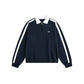 【Oneblue Shop】トラックラインジップポロスウェット / Track Line Zip Polo Sweat LS2510023