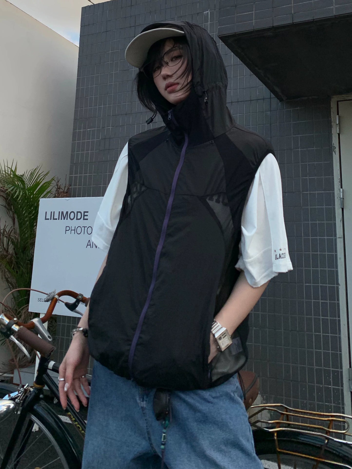 【Oneblue Shop】コンバーチブルナイロンジャケット / CONVERTIBLE NYLON JACKET Ns67123
