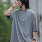 【Oneblue Shop】肌にやさしいゆったりTシャツ -T-shirt LS24060516