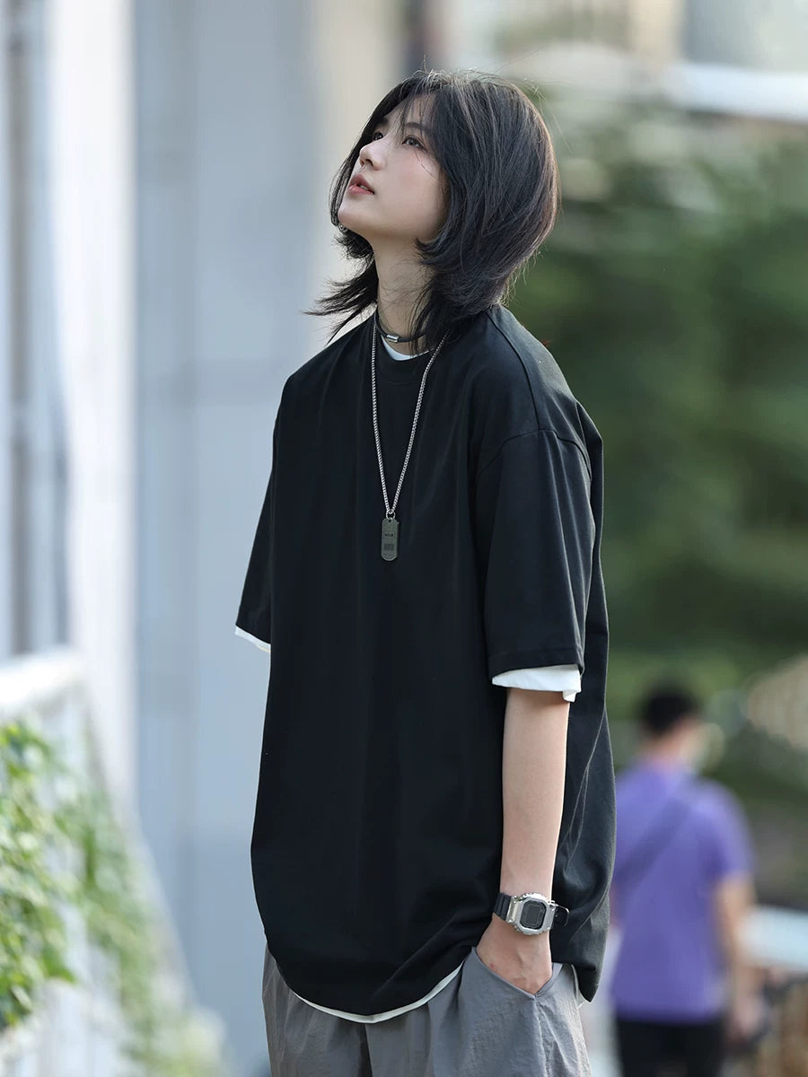 【Oneblue Shop】NS267111ラウンドネック無地Tシャツ【吸湿速乾SORONA】 / Round neck plain T-shirt [moisture wicking quick drying SORONA]