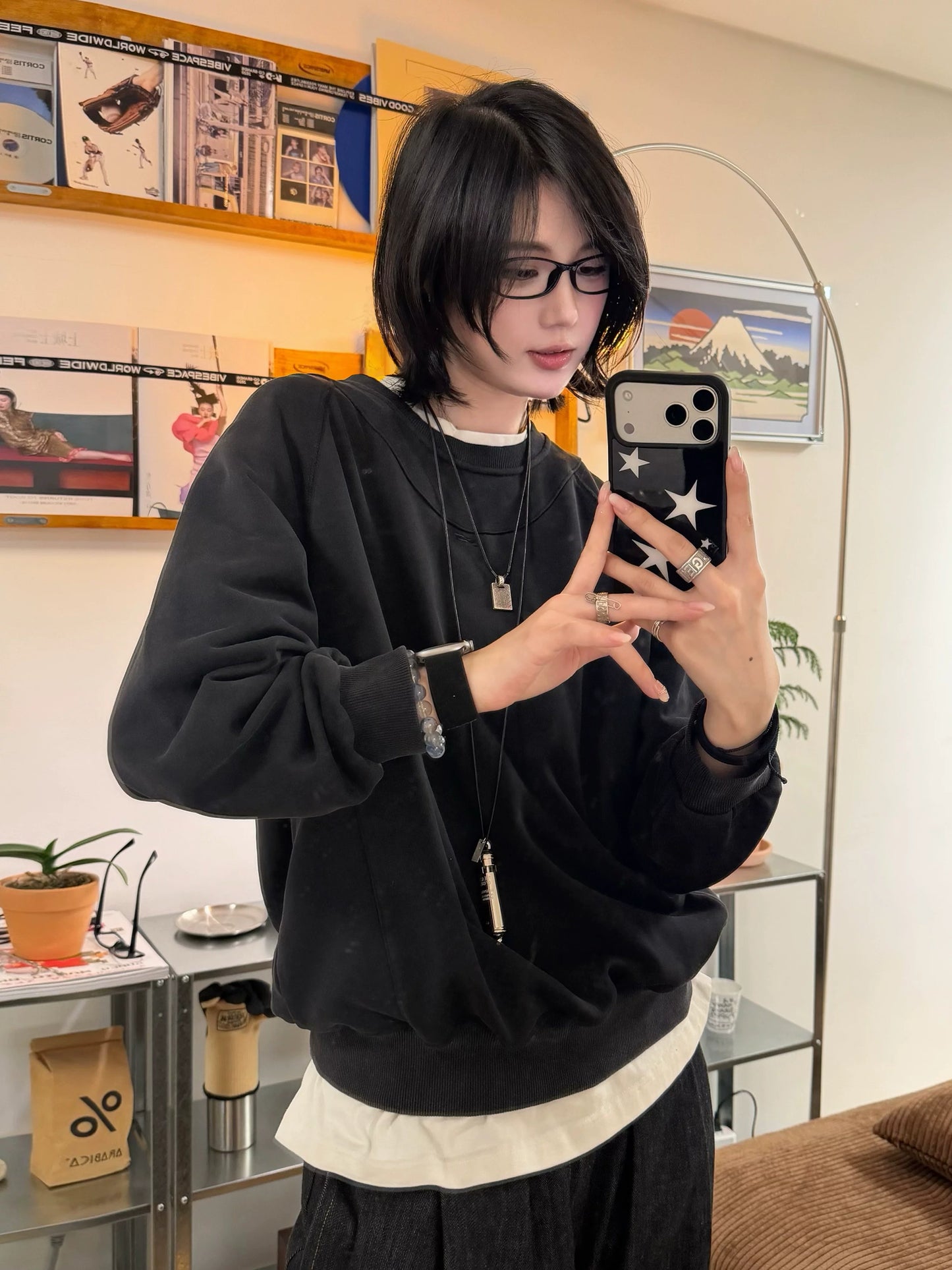 【Oneblue Shop】クルーネックスウェット / CREWNECK SWEATSHIRT 926986