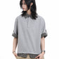 【Oneblue Shop】レイヤードカラー プルオーバートップス / Layered Collar Pullover Top LS260325