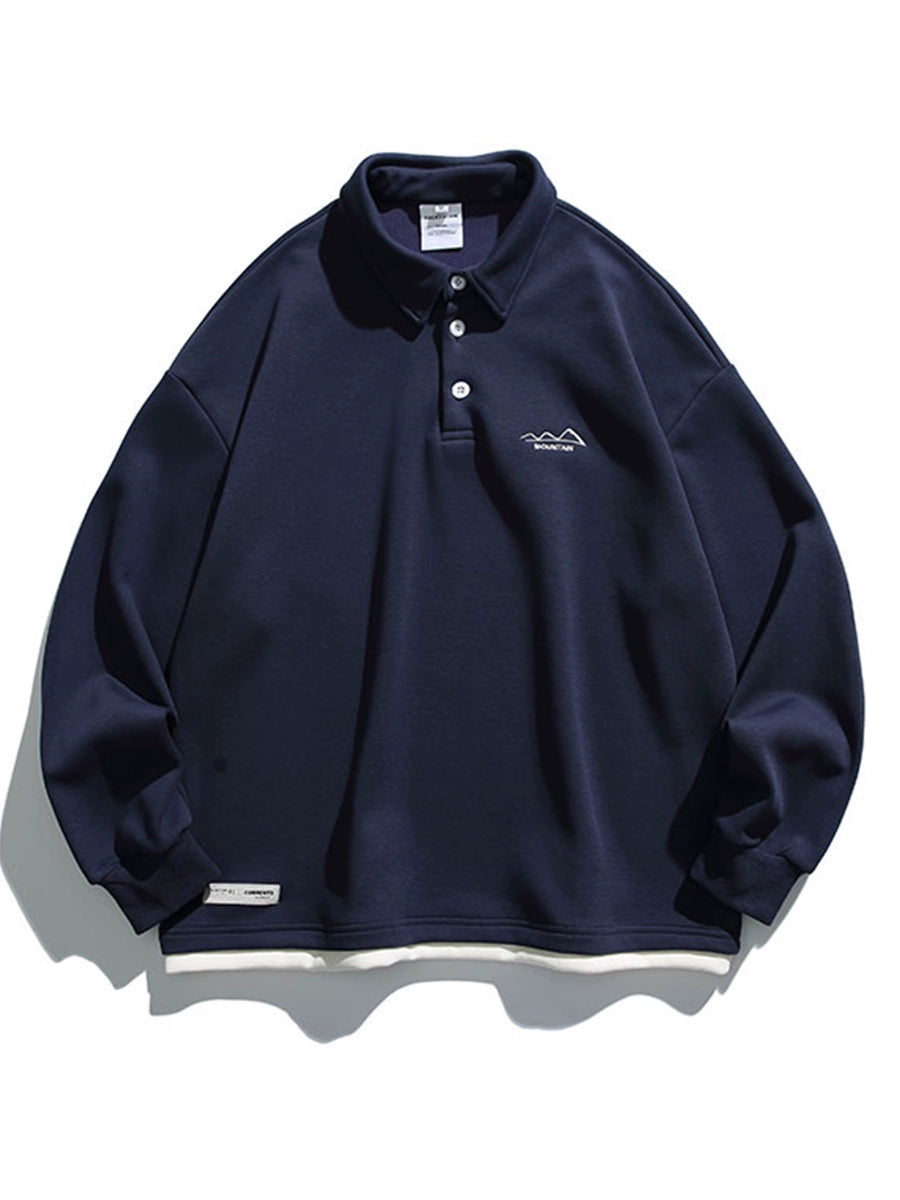 【Oneblue Shop】ロングスリーブパーカー - Hoodies  LS2405192