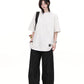 【Oneblue Shop】レイヤード着こなし◎/半袖Tシャツ/シンプルデザイン/夏コーデ LS250504