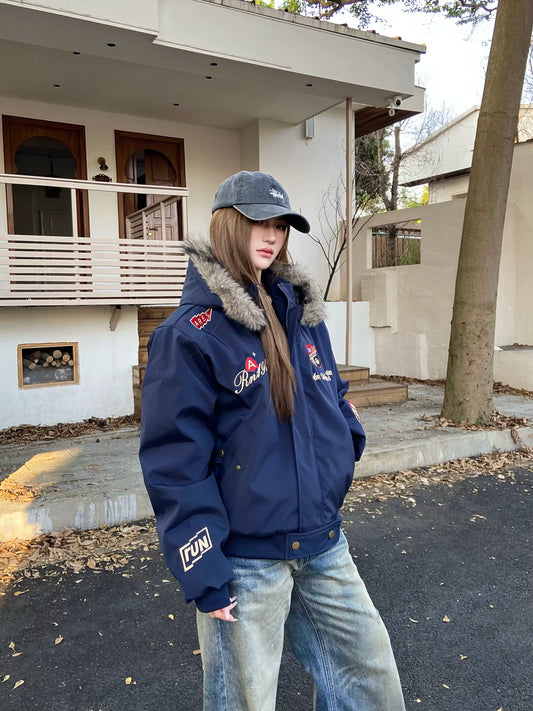 【Oneblue Shop】中綿ジャケット / ユニセックス "Padded Jacket / Unisex" LS260105