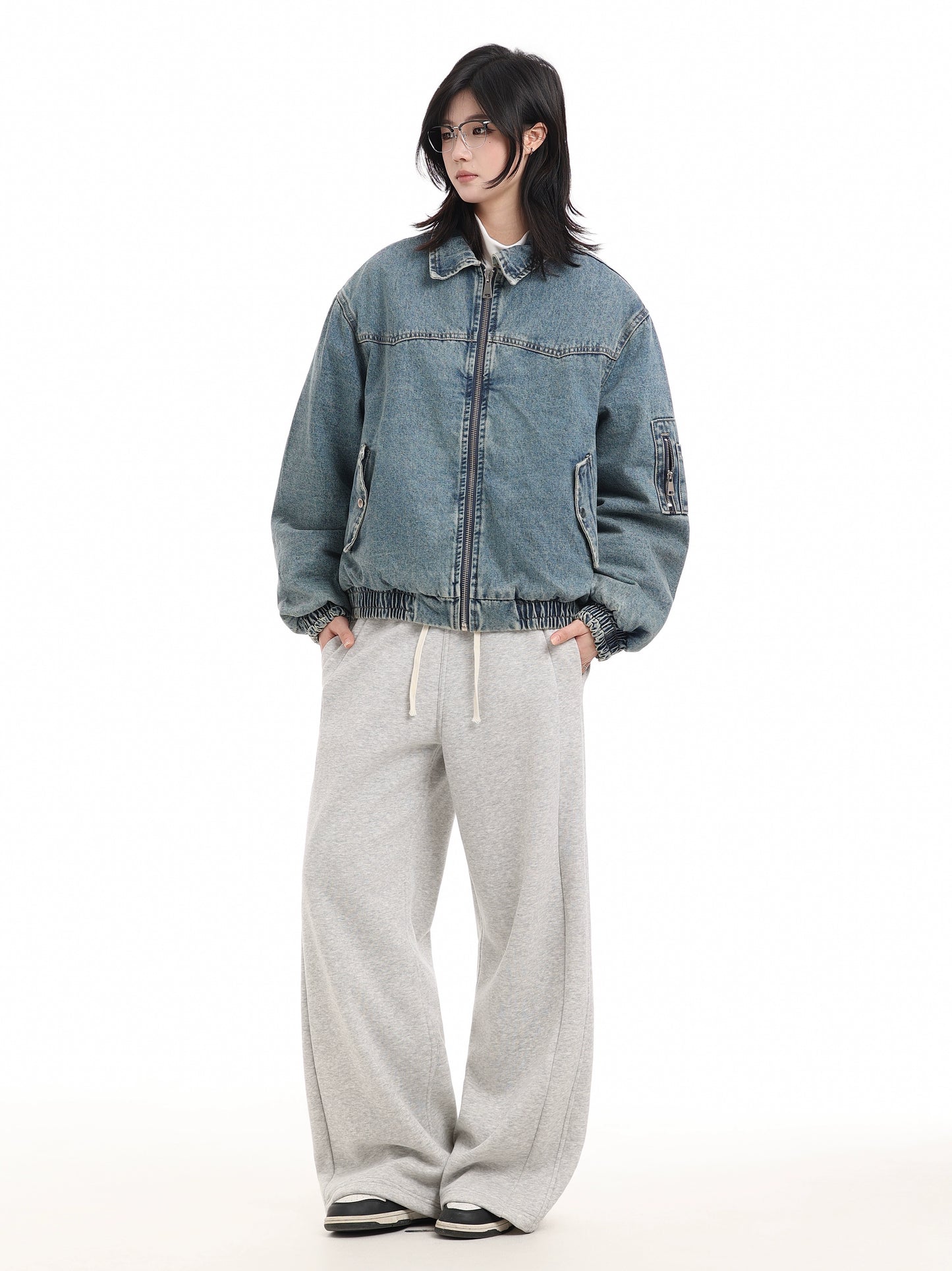 【Oneblue Shop】デニムキルティングジャケット / DENIM QUILTING JACKET LS2510301