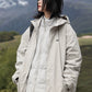 【Oneblue Shop】防水な90%ダウン連帽ジャケット、3 in 1ジャケット、秋冬に最適な防寒服 LS2311196