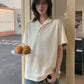 【Oneblue Shop】リブヘンリー ポロTシャツ / Rib Henley Polo Tee NS67127