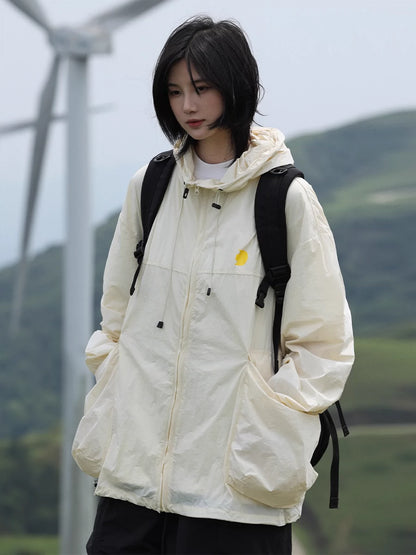 【Oneblue Shop】アウトドア薄手日焼け止めジャケット -overcoat LS2405205