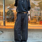 【Oneblue Shop】フロントタックワイドデニムパンツ / FRONT TUCK WIDE DENIM PANTS 2609810