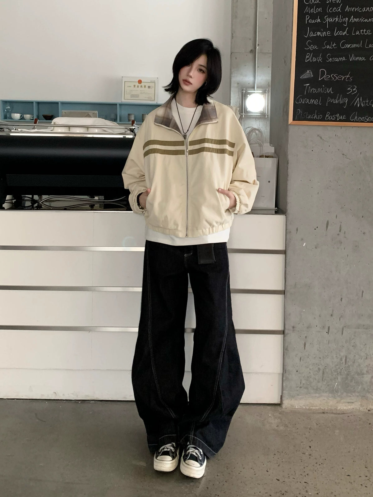 ダブルラインスタンドカラージャケット / DOUBLE LINE STAND COLLAR JACKET 26981