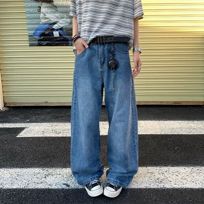【Oneblue Shop】ルーズフィット バギーデニムパンツ / Loose Fit Baggy Denim Pants NS67121