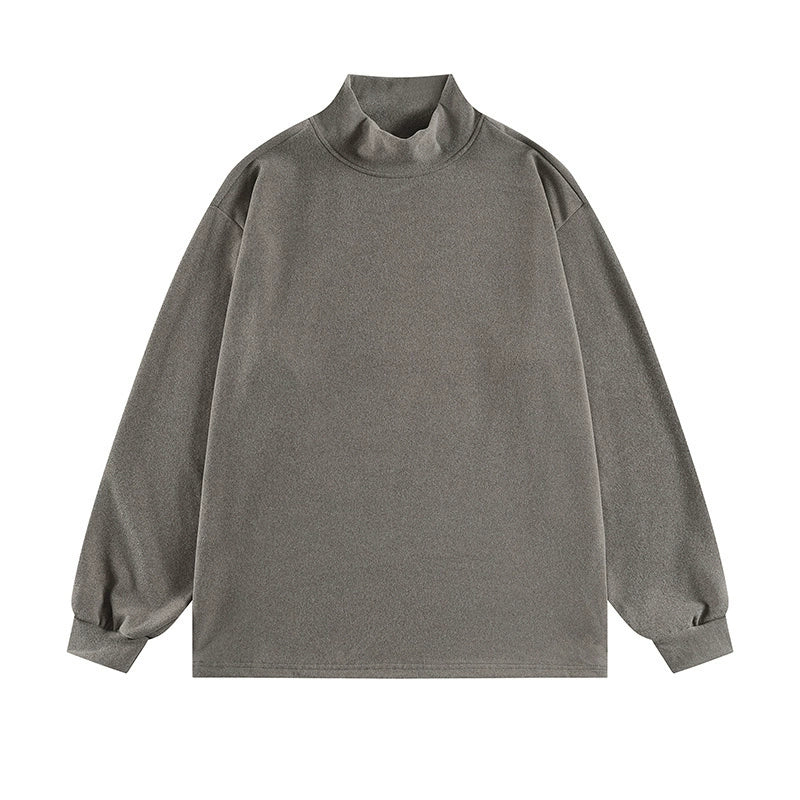 【Oneblue Shop】フリースハイネックロングTシャツ / FLEECE HIGHNECK LONG TEE LS25120401