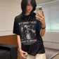 【Oneblue Shop】アメカジ グラフィックプリント 半袖 Tシャツ（2Colors）241985
