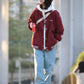 【Oneblue Shop】折り襟 ジャケット 春アウター カップル　男女兼用 ダブルカラージャケット LS24403