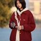 [Oneblue Shop] Collar jacket spring outerwear couple unisex double color jacket LS24403