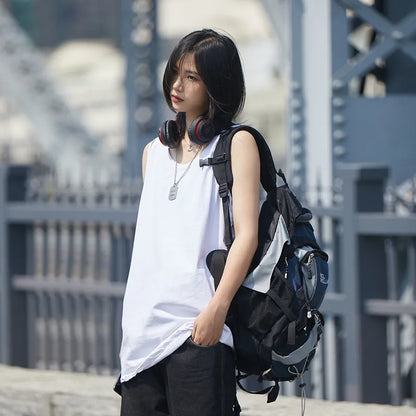 [ONEBLUE Shop] Tank top / All 3 colors oversize Unisex Overseas trend